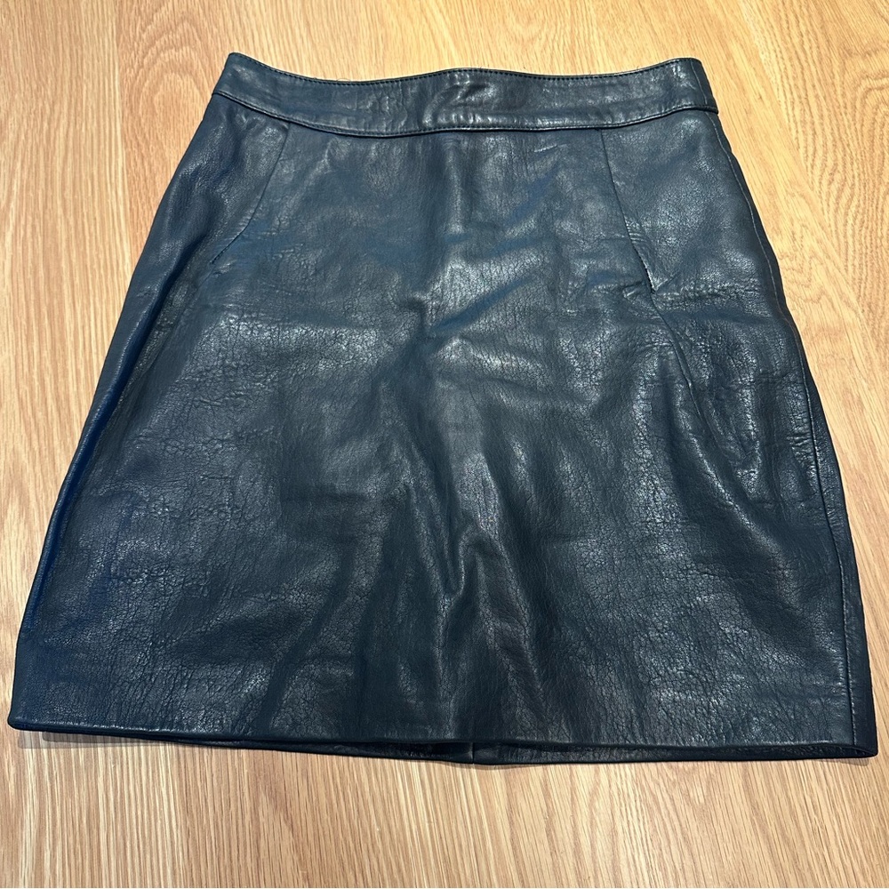 🍀 Removing 3/25! Jenni Kayne Black Leather Skirt